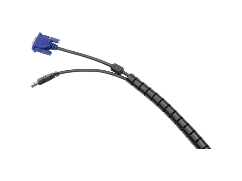 Speaka Professional Kabel-Bundlingsschlauch Polyurethan (Pe) Schwarz Flexibel (Ø X L) 15 Mm X 1 M, 1 St.