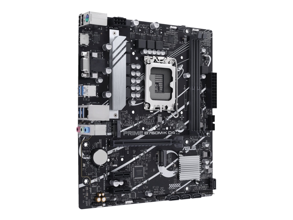 Asus Prime B760m-K D4, Intel, Lga 1700, Intel Celeron , Intel Core I3, Intel Core I5, Intel Core I7, Intel Core I9,..., Lga 1700, Ddr4-Sdram