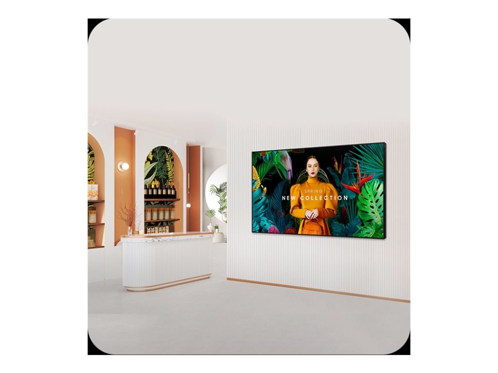 Samsung Qm43c - 43" Diagonal Klasse Qmc Series Led-Bagbelyst Lcd Paneldisplay - Crystal Uhd - Digital Skiltning - Tizen Os - 4K Uhd (2160P) 3840 X 21