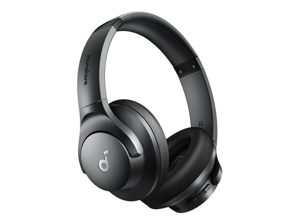 Soundcore Q20i - Kopfhörer Mit Mikrofon - Volle Größe - Bluetooth - Kabellos, Kabelgebunden - Aktive Geräuschunterdrückung - 3,5 Mm Klinke - Schwarz