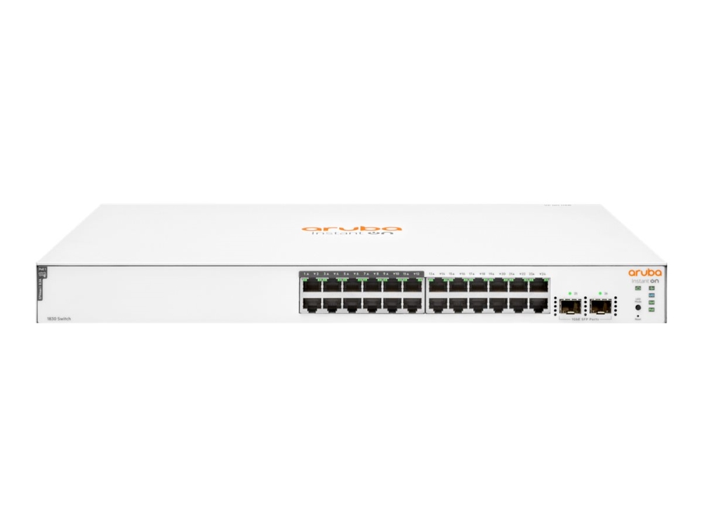 Hpe Aruba Switch 1830 24G 2Sfp 24Xgbit/2Xsfp (12Xpoe/195W) Jl813a Aruba Instant On