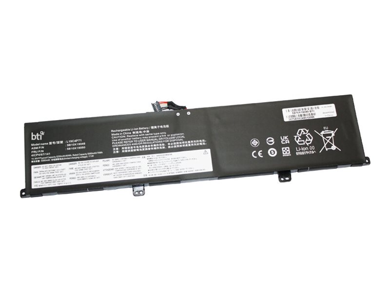 Origin Storage Bti 5B10x19049-Bti 4-Cell 15.36V Li-Ion Notebook Battery For Lenovo Thinkpad P1 Gen 3 20Th, P1 Gen 3 20Tj, X1 Extreme 3Rd Gen 20Tk, X1