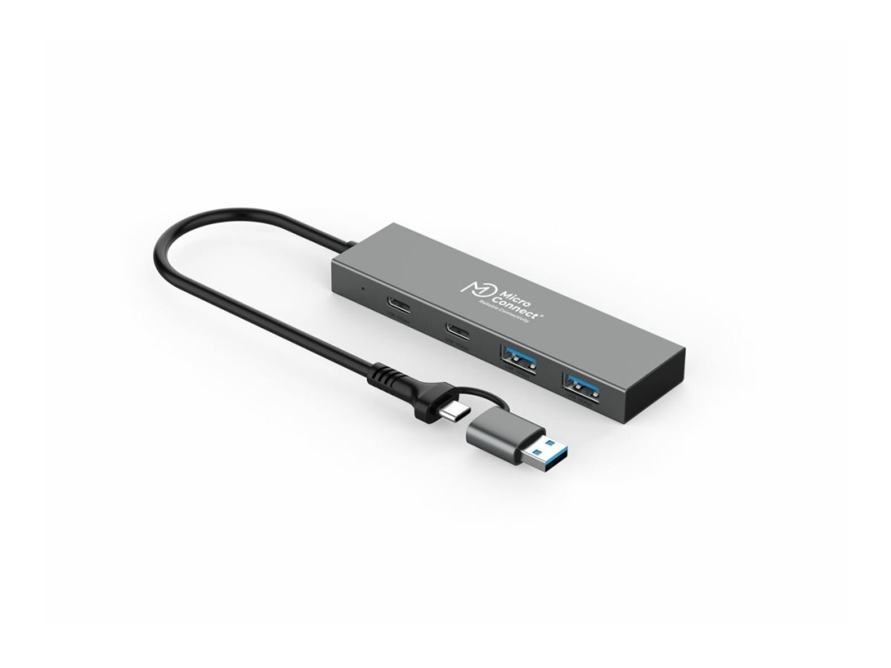 Microconnect - Hub - 2 X Usb-C 3.2 Gen 2 + 2 X Usb 3.2 Gen 2 - Desktop