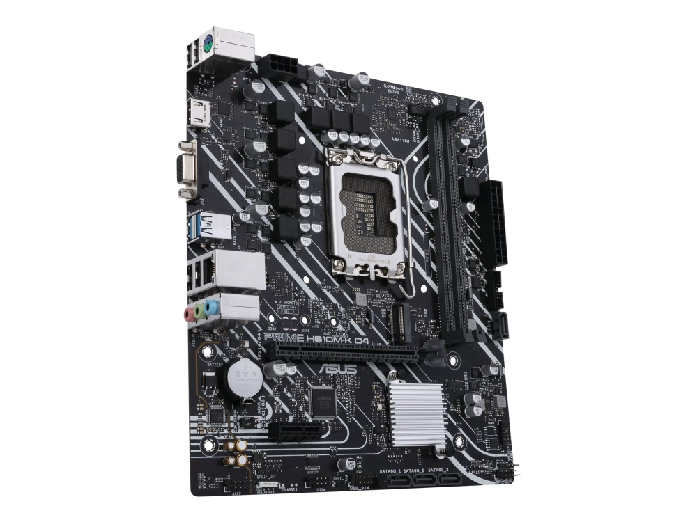 Asus Prime H610m-K D4, Intel, Lga 1700, Intel Celeron , Intel Core I3, Intel Core I5, Intel Core I7, Intel Core I9,..., Ddr4-Sdram, 64 Gb, D