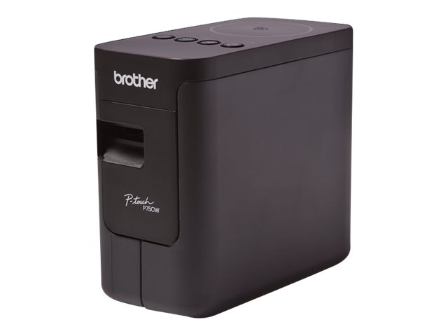 Brother P-Touch Pt-P750w - Etiketprinter - Termo Transfer - Rulle (2,4 Cm) - Usb, Wi-Fi(N), Nfc - Skærer