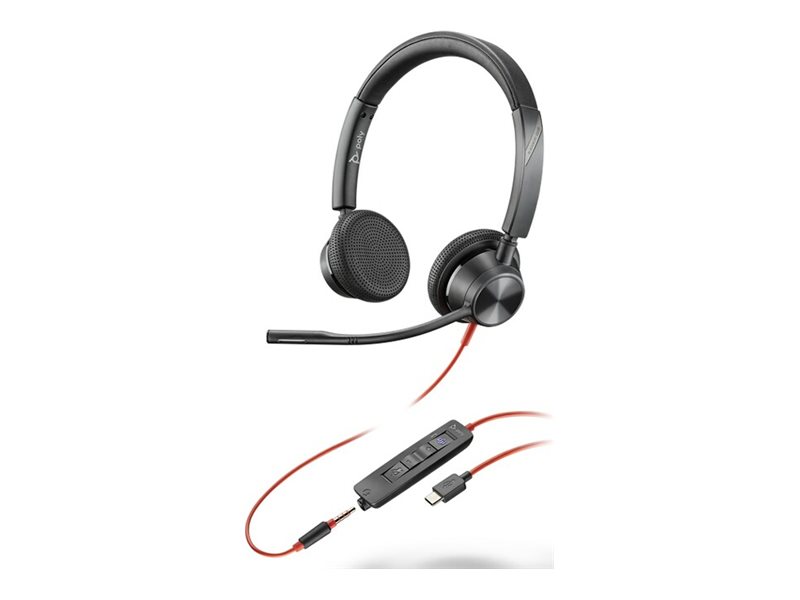 Blackwire 3325 St Ms Headphones Cert. Usb-C 3.5Mm Plug Usb-C/A 8X222aa