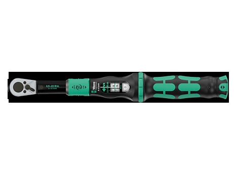 Wera 05075691001, Click Torque Wrench, Nm, Mechanical, 2.5 - 25 N·M, Black, Green, 330 Mm