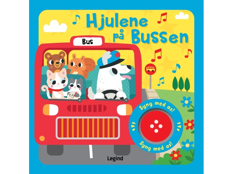 Hjulene på bussen - Sangbog med musik | Claire Stamper