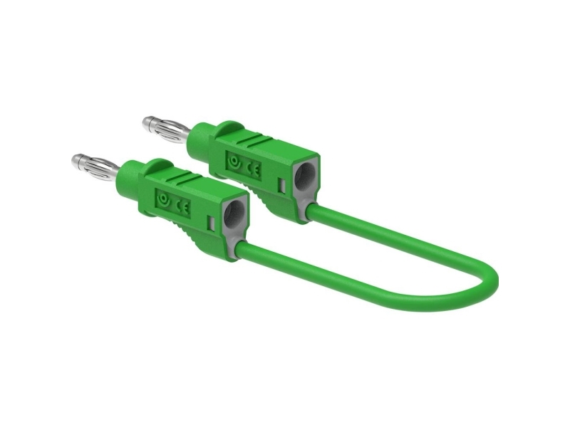 Electro PJP 2112-CD1-50V Prøveledning Stiktilslutning 4 mm 50 cm Grøn 1 stk