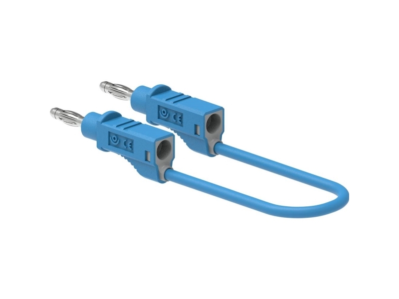 Electro PJP 2111-CD1-50BL Prøveledning Bananstik 4 mm 50 cm Blå 1 stk
