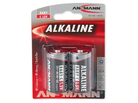 ANSMANN RED LINE - Batteri 2 x C - Kolzink | EL Artiklar - Batteri - C-batterier | GameStuff