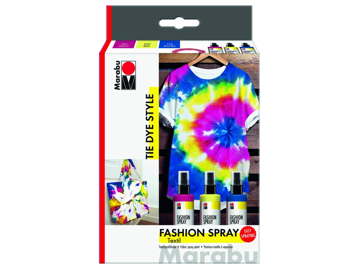 Marabu 1719000000094, Blå, Hindbær, Gul, Spraymaling, Væske, 300 ml, 3 stk |