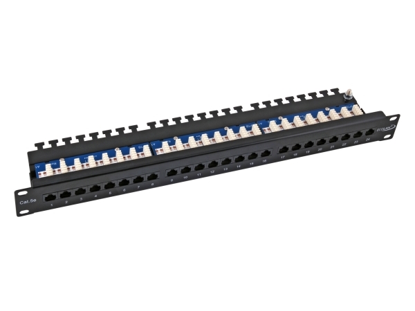 Efb-Elektronik Ecolan¬ Patchpanel Utp 24Xrj45 Cat.5E, 19- 1U, Ral9005 Sort Producent: Efb Elektronik (11324123)