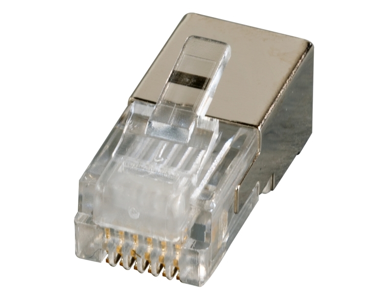 Efb-Elektronik Gmbh Modulstik Rj12 Stp, E-Mo 6/6G, 100 Stk, Kabeldiameter Maks. 6,3 Mm (37640.1-100 Maks. 6,2 Mm) Egnet Håndværktøj Til 37640.1: