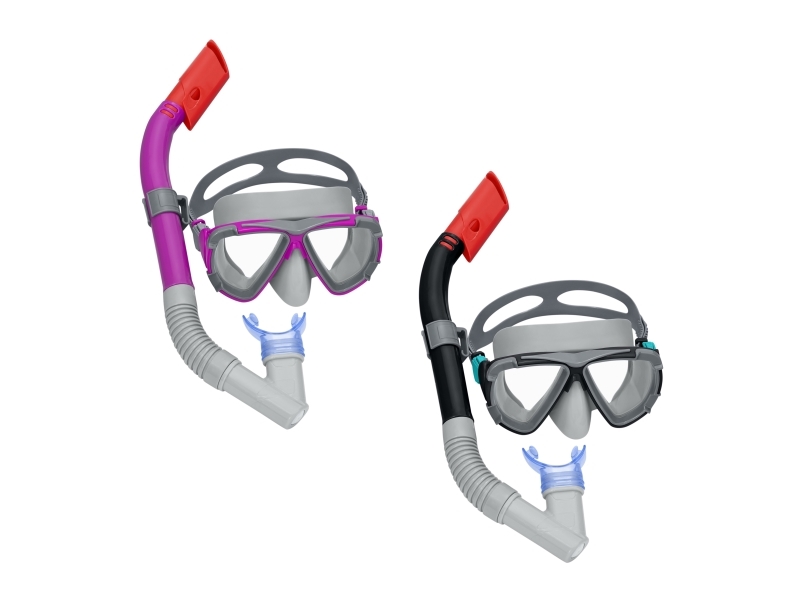 Bestway 24029 / 23, Voksen, Halv Ansigtsmaske, Snorkeldykning, Polykarbonat, Polykarbonat, Forskellige Farver
