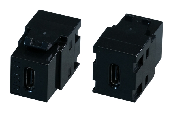 Usb 3.2 Type-C Keystone-Adapter Hvid Type-C-Stik/C-Stik 10Gbit/S - Adapter (Eb560ws)
