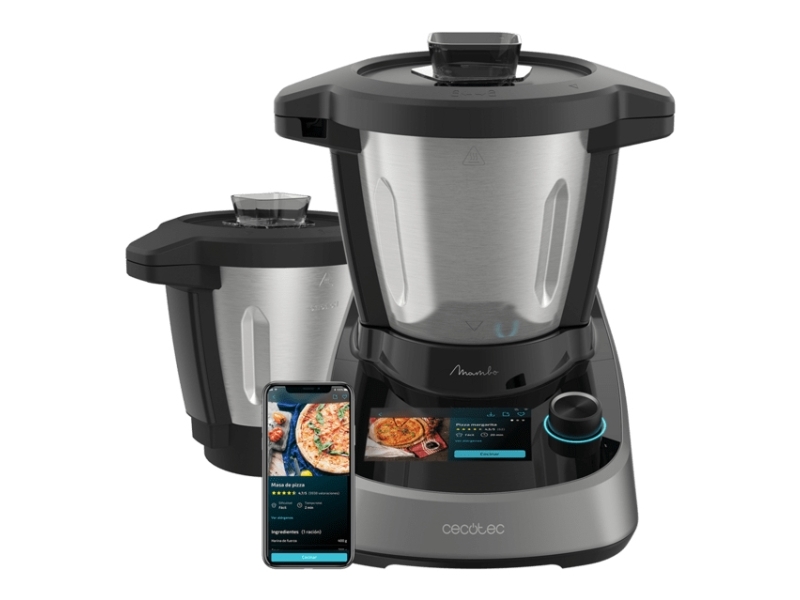 Cecotec Mambo Touch con Jarra Habana, 3,3 l, 120 ° C, 37 ° C, Boil, Deg, Knådning, Slow cooking, Ånga, Stew, 720 min, 12,7 cm (5) | Köksapparater - Köksmaskiner - Matberedare | GameStuff