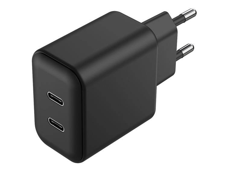 Acv Netoplader 100V-240V 2X Usb Type C 3000Ma Sort