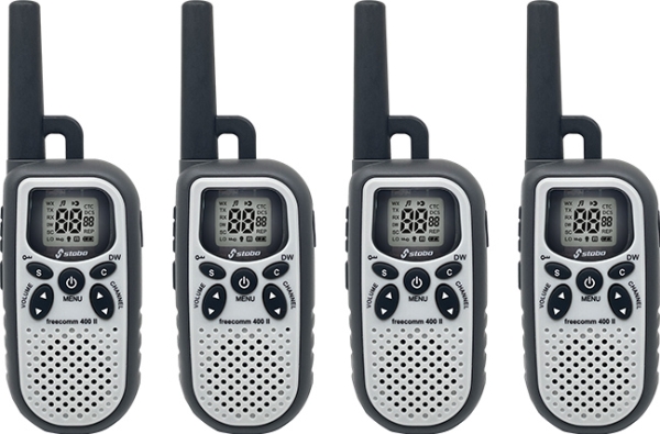 Stabo freecomm 400 II, 16 kanaler, 10000 m, Voksen, Unisex, LCD, 500 mm