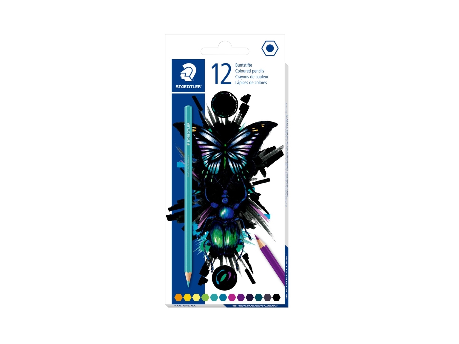 Staedtler 146 C12 E1, Weich, Mehrfarbig, 12 Stück(E)