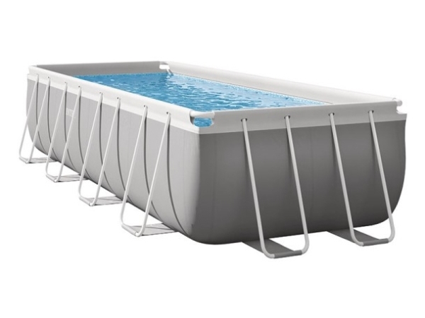 INTEX Prism Frame Rectangular Pool Set 4mx2mx122cm 8.418 L | Trädgården - Pools & Vatten spel - Pools & bassäng | GameStuff