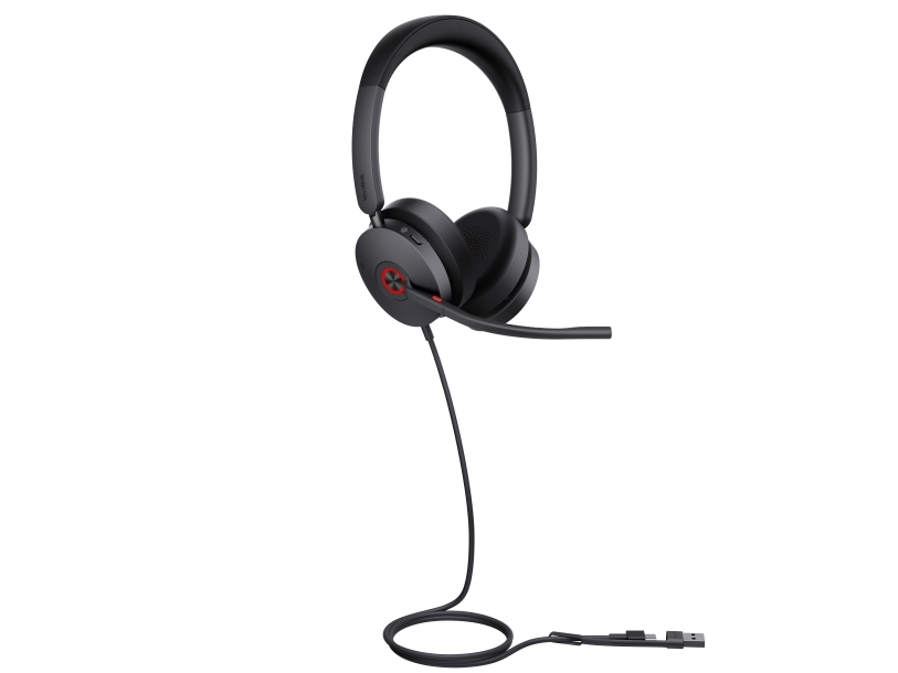 Yealink Uh48 Dual Teams Usb-C/A, Ledningsført, 20 - 20000 Hz, Opkald/Musik, 169 G, Headset, Sort