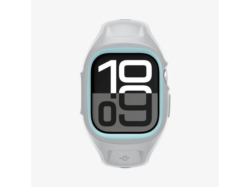 Spigen Liquid Air Pro, Etui + Bånd, Smartwatch, Grå, Apple, Apple Watch 10 (46Mm), Silikone