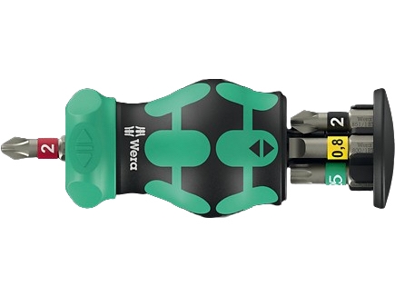 Wera Kraftform Kompakt Stubby Magazine Ra 2, 6 Stk, 115 Mm, 175 G