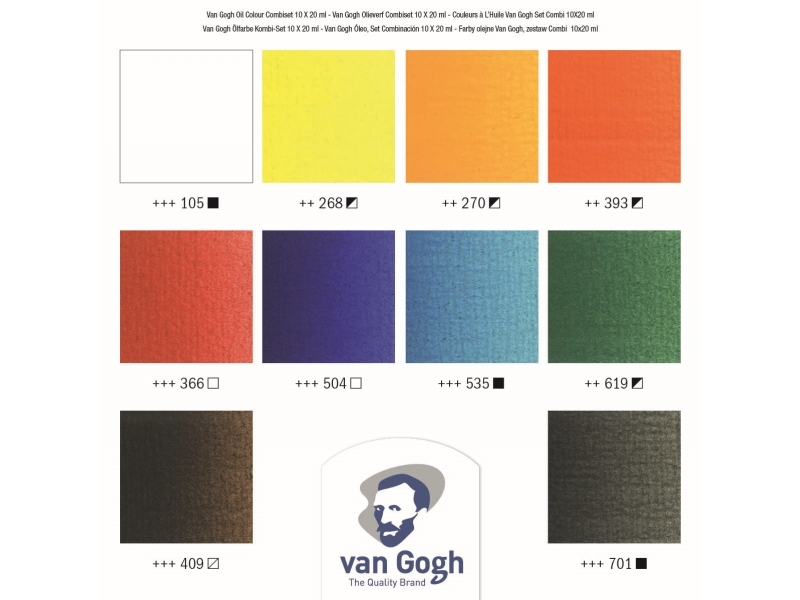 Van Gogh Oil colour advanced set 10 x + accessories | Skola & Hobby - Konstmaterial - Akryl & Akvareller | GameStuff
