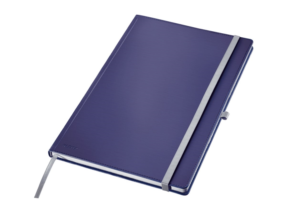 Leitz Style Notesbog A4 Linjeret Med Hardcover Titan Blå