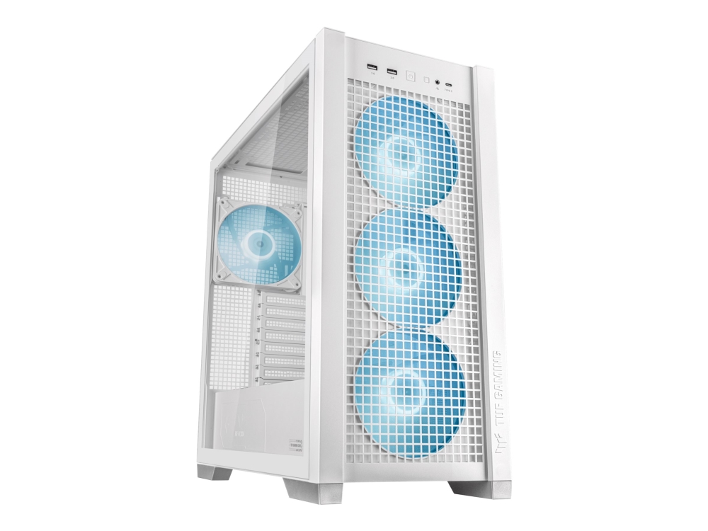 Asus Tuf Gaming Gt302 Argb, Midi Tower, Pc, Weiß, Eatx, Atx, Micro Atx, Mini-Itx, Multi, 16,5 Cm