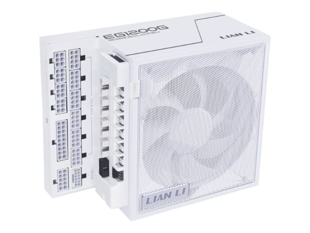 Lian Li Edge Gold EG1200G - Nätaggregat (intern) - ATX12V 3.1 - 80 PLUS Gold - Cybenetics Gold - AC 100-240 V - 1200 Watt - aktive PFC - Europa - vit | Datortillbehör - Laddare & Batterier - Dator/Server nätaggregat | GameStuff