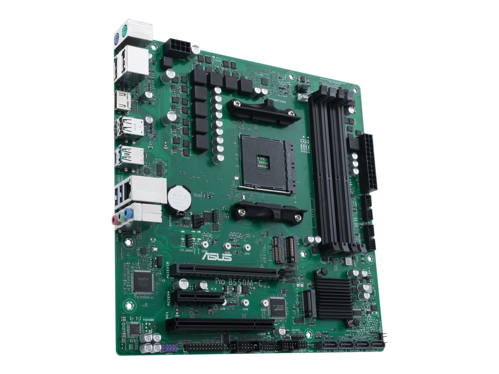 Asus Mb Asus Pro B550m-C/Csm Hauptplatine (Amd, Am4, Ddr4, Matx)