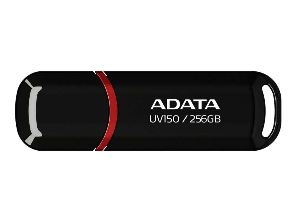 Adata Uv150 - Usb Flashdrive - 256 Gb - Usb 3.2 Gen 1 - Sort