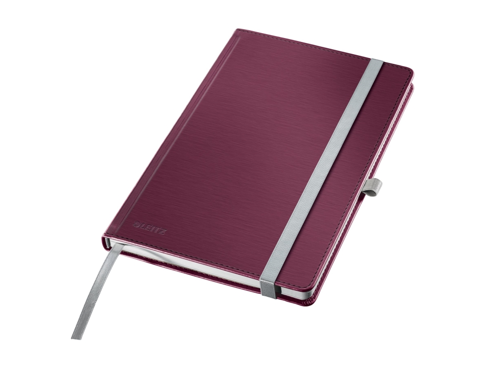 Leitz Style Notesbog A5 Kvadreret Med Hardcover Granat Rød