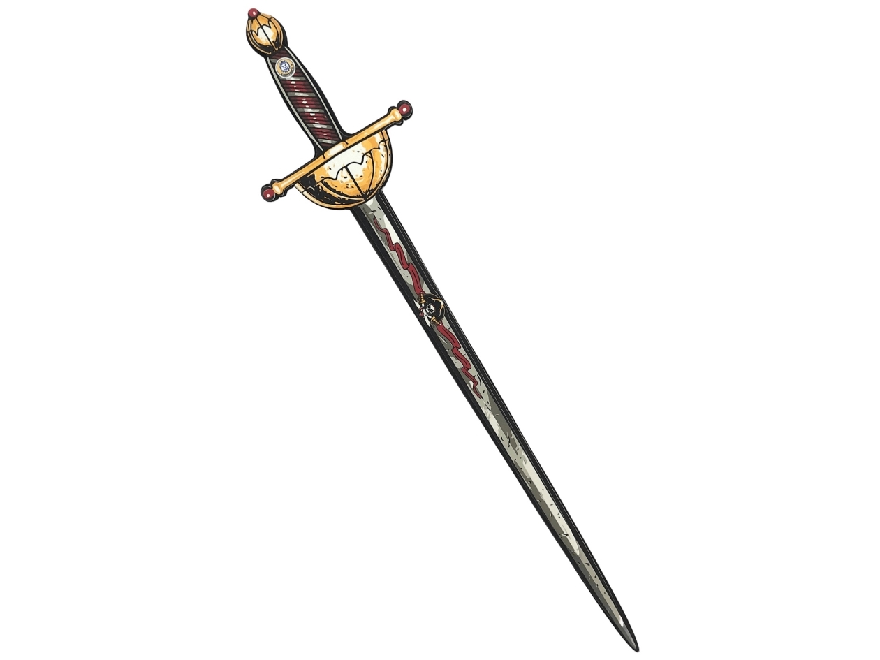 Liontouch - Pirat Skumsværd Legetøj Til Børn - Kaptajn Cross