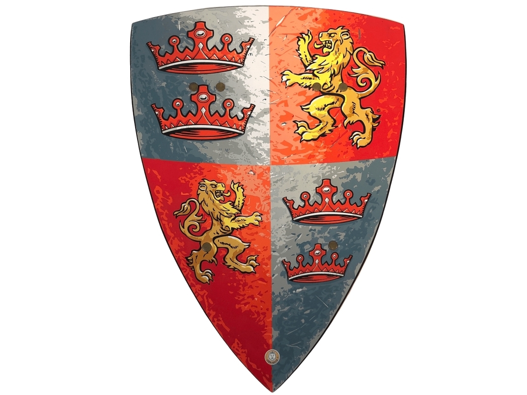 Prins lejonhjärta skumsköld 57 x 10,5 cm, 2 lager | N - A | GameStuff