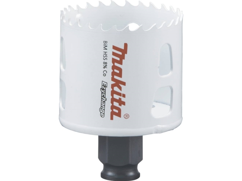 Makita E-03844, Yksi, Pora, Terästä, Alumiini, Muovi, Puu, Ruostumaton teräs, Valkoinen, Kaksoismetalli, 4,4 cm