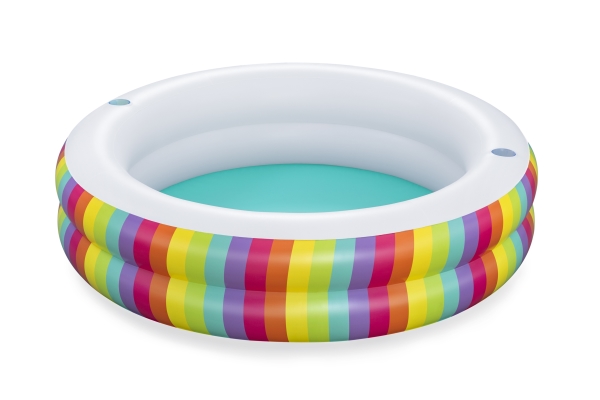 Uppblåsbar pool Rainbow Dreams™ 206 cm BESTWAY | Trädgården - Pools & Vatten spel - Pools & bassäng | GameStuff