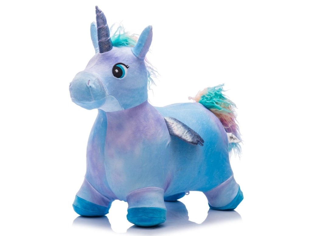 Unicorn Plush Jumping Animal, Rosa (från 18M) | Leksaker - För dom minsta - Gunghästar och hoppdjur | GameStuff
