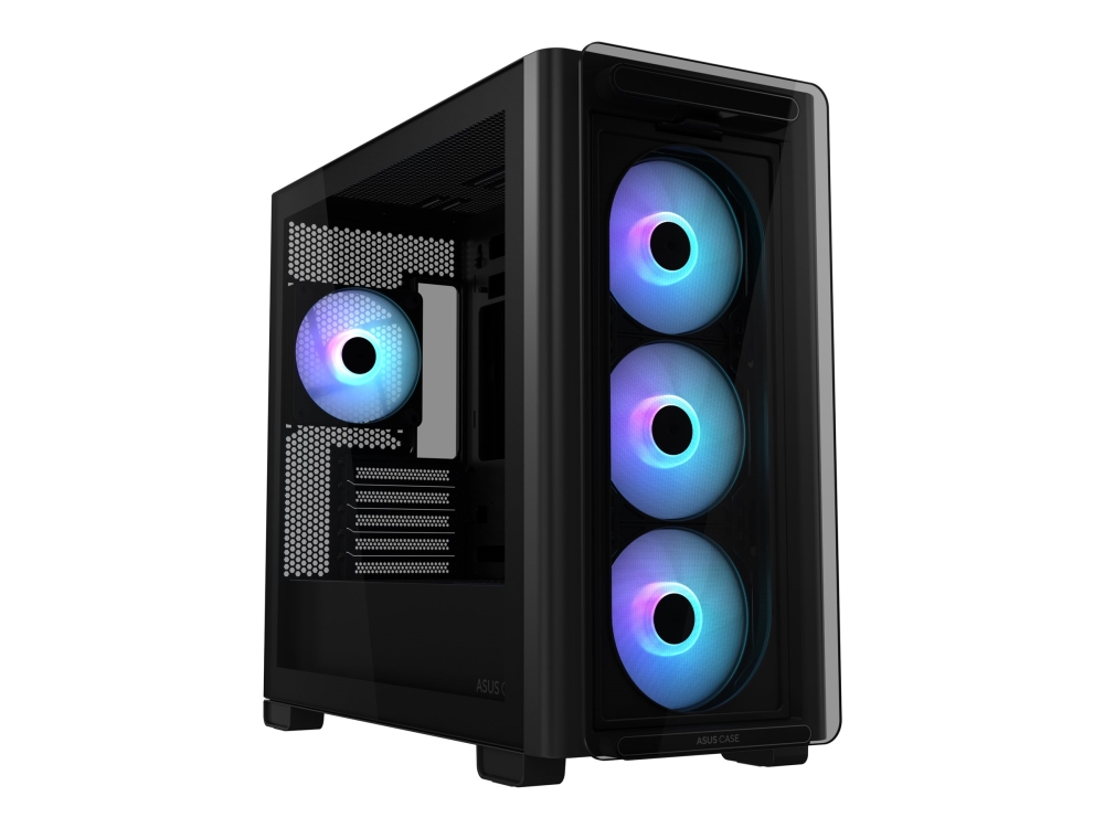 Asus A23 Plus Tg Argb Black, Pc, Schwarz, Micro Atx, Mini-Itx, Multi, 16,5 Cm, 38 Cm