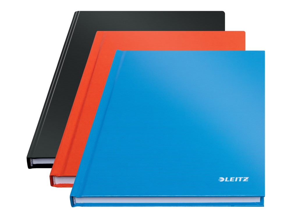 Leitz Solid - Notizbuch - A5 (148 X 210 Mm) - 80 Blatt / 160 Seiten - Liniert - Hellblau - Kunststoff