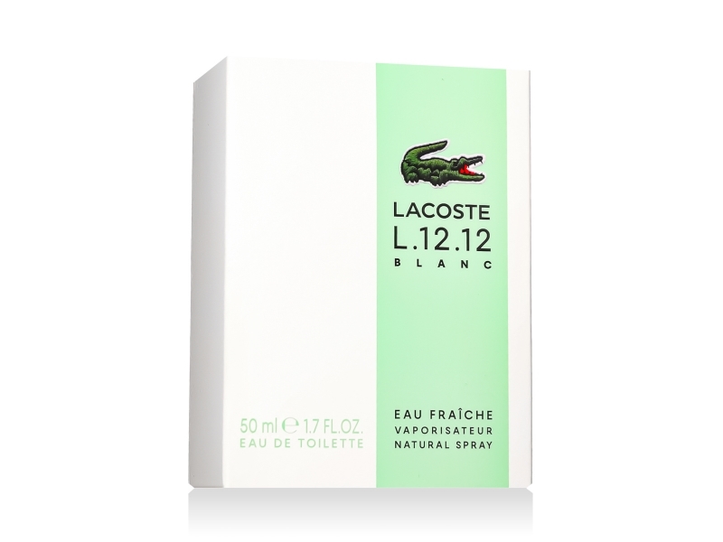 Lacoste Lacoste, L.12.12 Blanc Eau Fraiche, Eau De Toilette, For Men, 50 Ml For Men