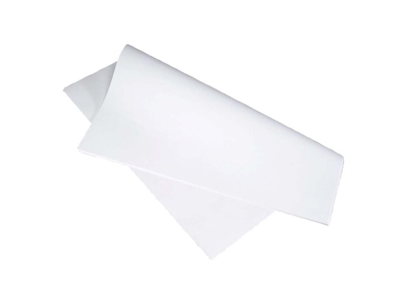 Einstecktuch Glattes Papier Weiß 90 G 800X800 Mm Schmale Bahn Packung A 250 Blatt Fsc Mix 70% 190398