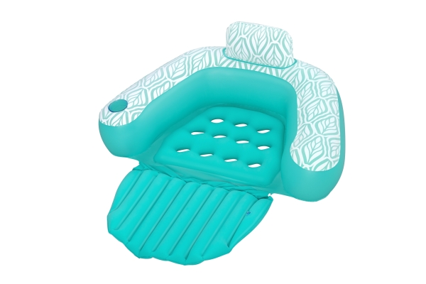 Bestway 43719, Blå, Flydende hvilestol, Monokromatisk, PVC, Mand/kvinde, 100 kg