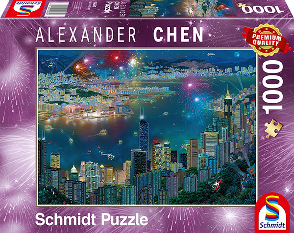 Schmidt Spiele Feuerwerk Über Hongkong, 1000 Stück(E), Stadt, 12 Jahr(E)