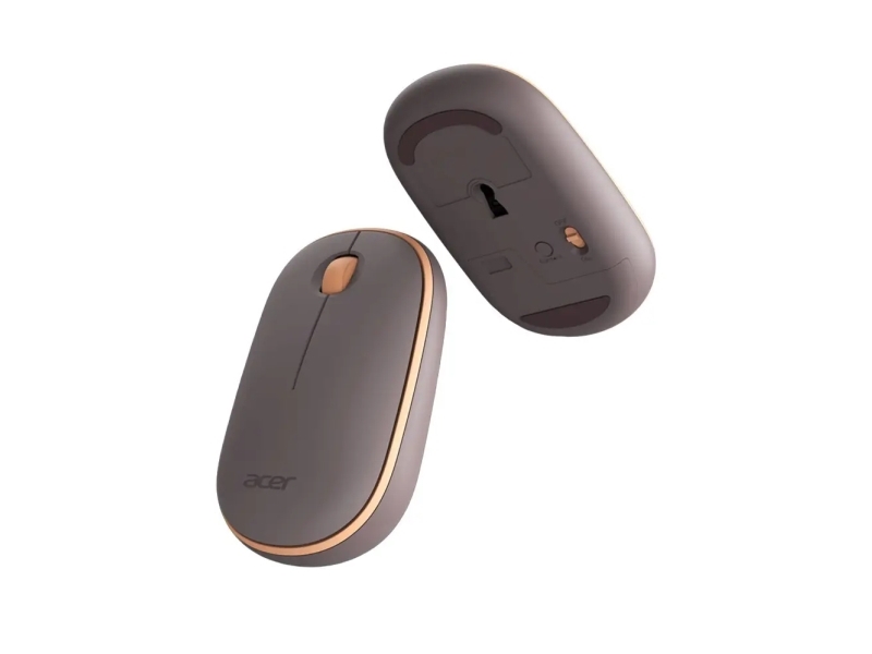 Acer Wireless Bubble Mouse - Amr100 Peach (Retail Pack), Ambidextrous, Optisk, Rf Trådløst, 1600 Dpi, Fersken