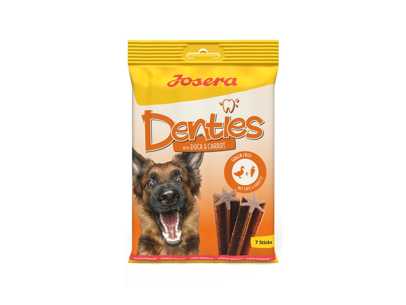 Josera Denties Duck & Carrot, Behandle, Hund, Voksen, Gulerod, And, 180 g
