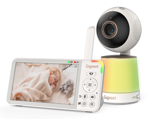 Gigaset BABY 500 Video, 300 m, 60 min, 50 m, 300 m, Vit, LCD | Baby & barn - Sömntid - Babylarm | GameStuff