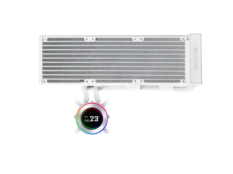 Lian Li Hydroshift II LCD-C, 360N fanless, White | Datorkomponenter - Kylning & moddning - Övrig Kylning | GameStuff
